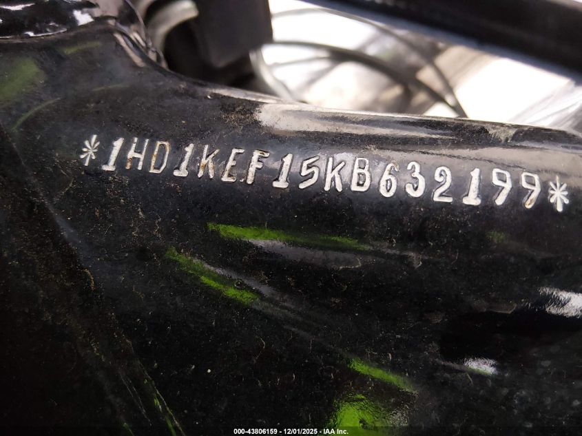 2019 Harley-Davidson Flhtk VIN: 1HD1KEF15KB632199 Lot: 43806159