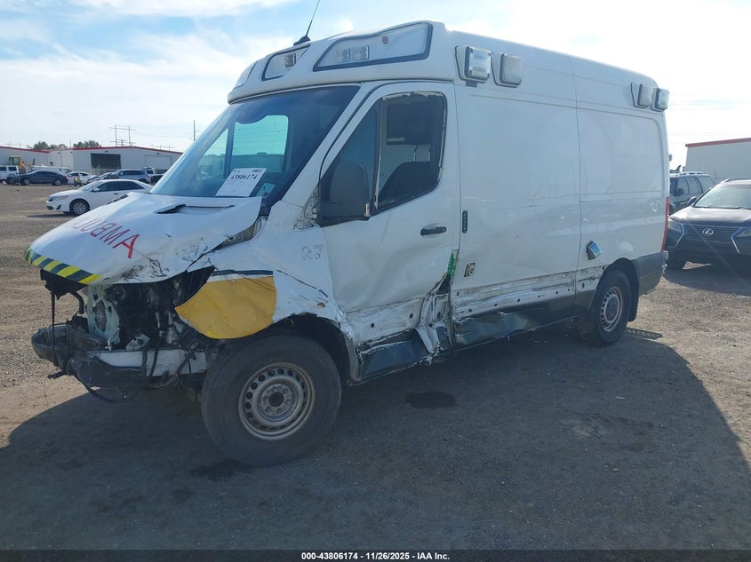 2019 Mercedes-Benz Sprinter 2500 Standard Roof V6 VIN: W1W4EBHY0KT019517 Lot: 43806174