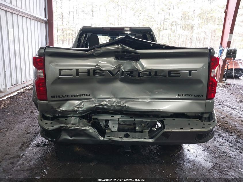 2023 Chevrolet Silverado 1500 2Wd Standard Bed Custom VIN: 1GCRABEK3PZ208535 Lot: 43806182