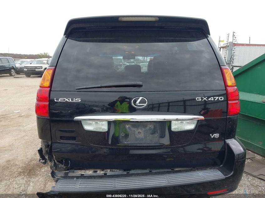 2006 Lexus Gx 470 VIN: JTJBT20X560108919 Lot: 43806220