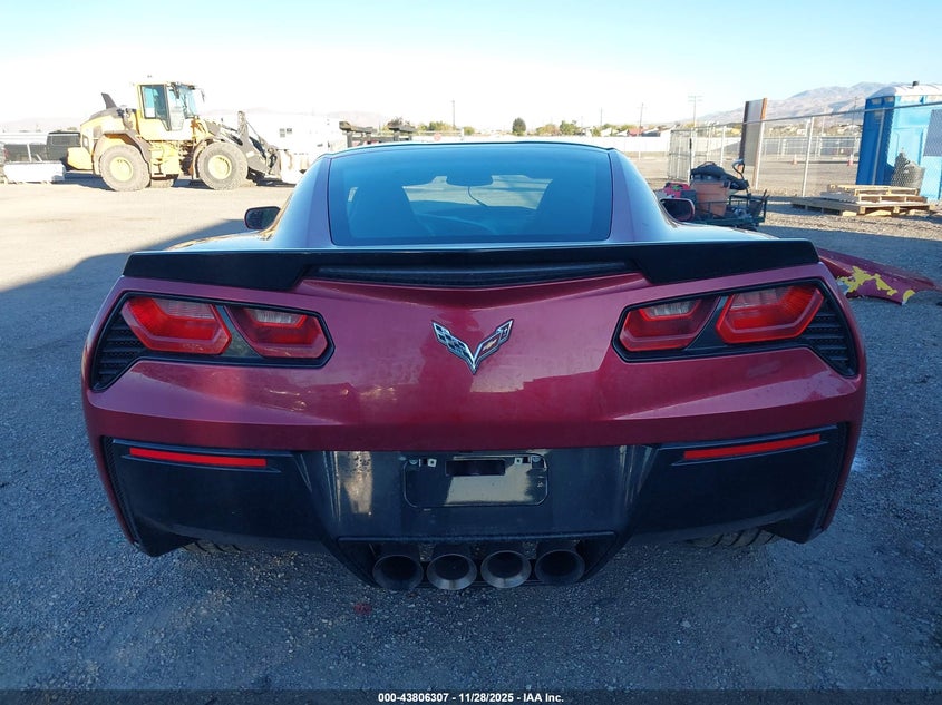 2015 Chevrolet Corvette Stingray Z51 VIN: 1G1YK2D72F5120581 Lot: 43806307