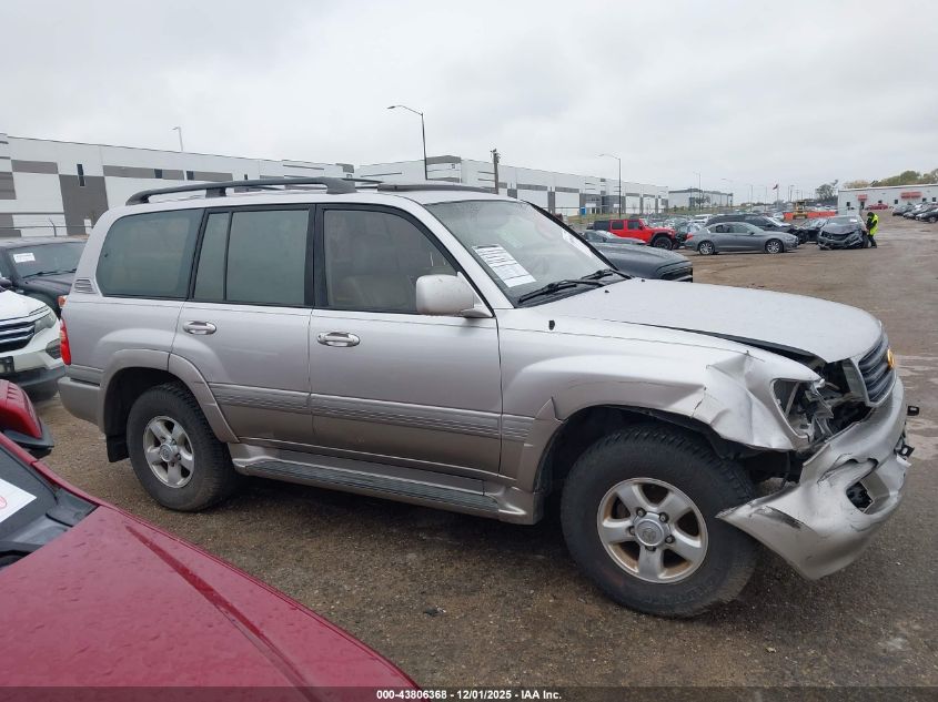 2000 Toyota Land Cruiser VIN: JT3HT05J0Y0116861 Lot: 43806368