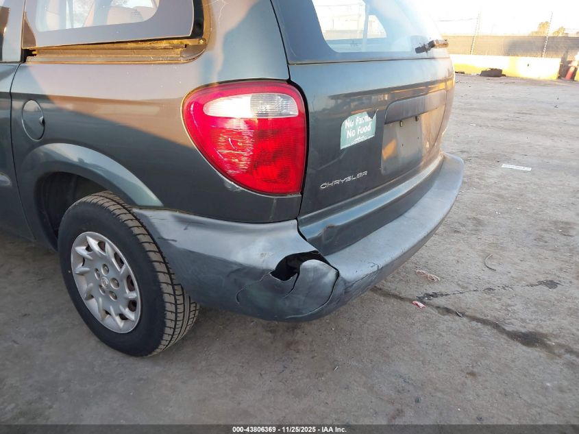 2002 Chrysler Voyager VIN: 1C4GJ25312B645354 Lot: 43806369