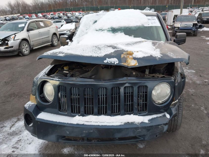 2008 Jeep Patriot Sport VIN: 1J8FT28W98D637231 Lot: 43806384