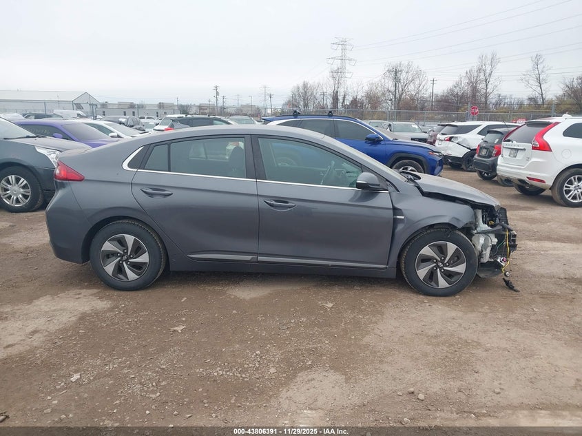 2018 Hyundai Ioniq Hybrid Sel VIN: KMHC75LC8JU103944 Lot: 43806391