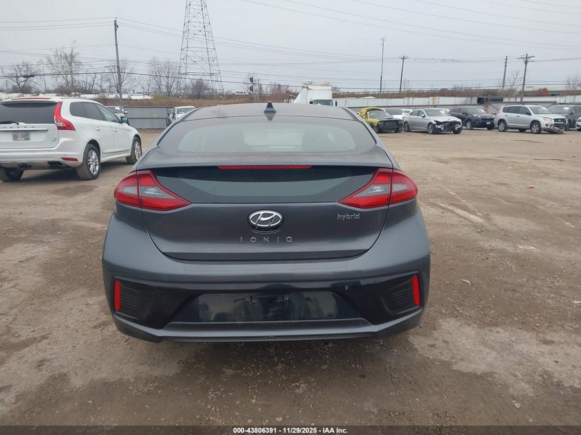 2018 Hyundai Ioniq Hybrid Sel VIN: KMHC75LC8JU103944 Lot: 43806391