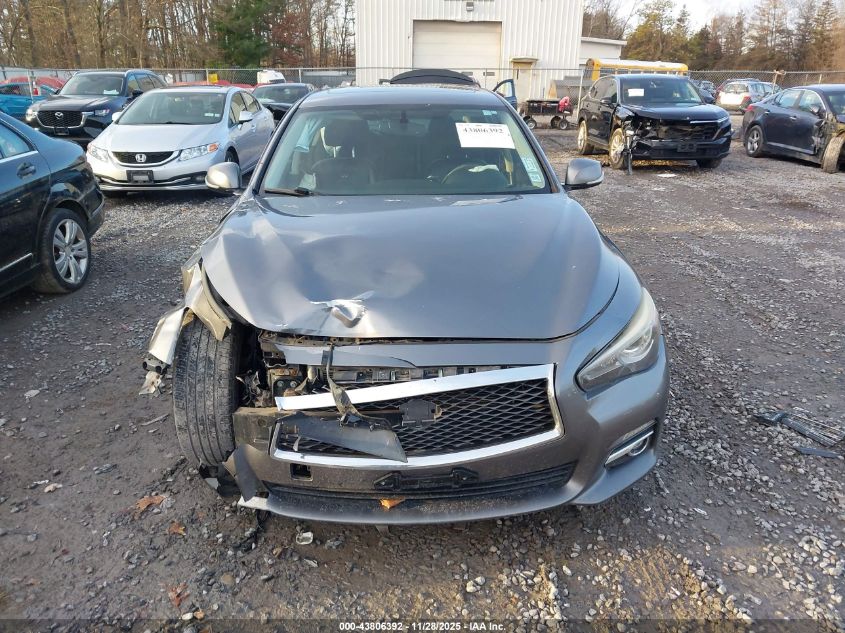 2014 Infiniti Q50 Premium VIN: JN1BV7ARXEM694988 Lot: 43806392