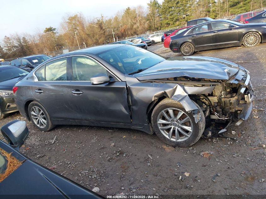 2014 Infiniti Q50 Premium VIN: JN1BV7ARXEM694988 Lot: 43806392