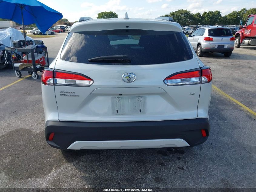 2024 Toyota Corolla Cross Le VIN: 7MUCAAAG6RV08388 Lot: 43806401