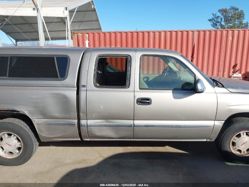 2002 GMC Sierra 1500 Sle VIN: 1GTEK19V72E295186 Lot: 43806435