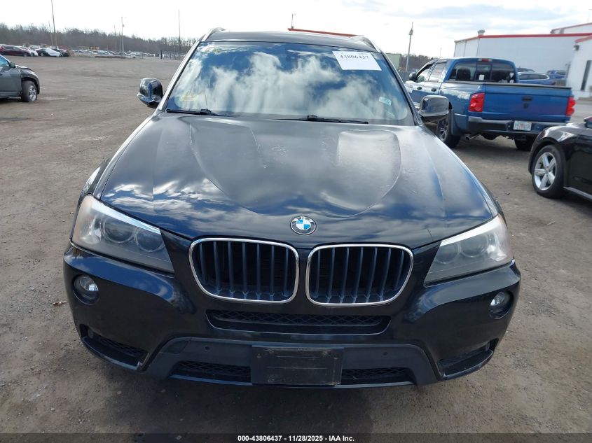 2013 BMW X3 xDrive28I VIN: 5UXWX9C55D0A20656 Lot: 43806437