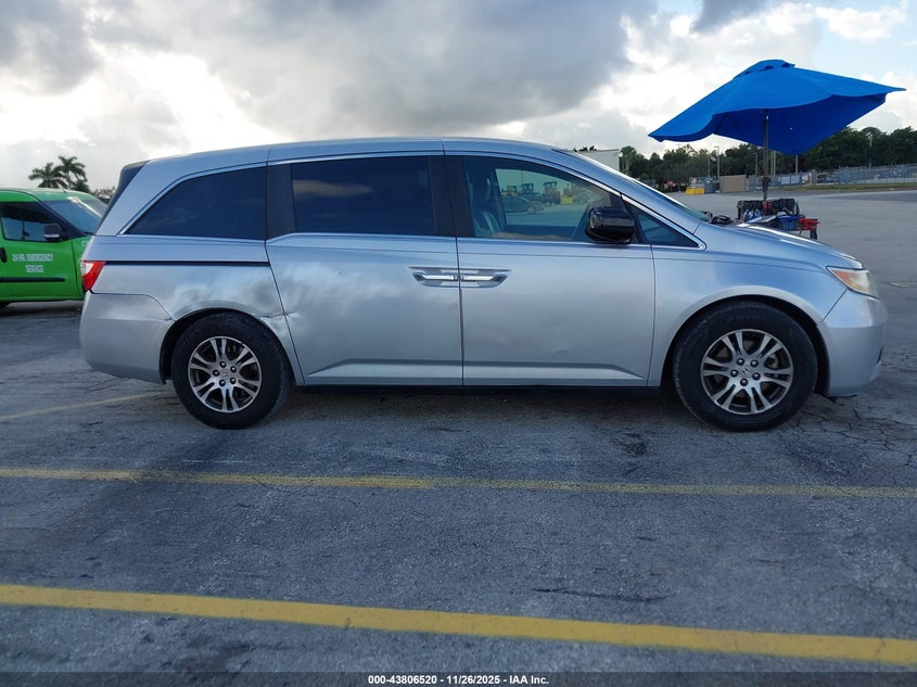 2011 Honda Odyssey Ex-L VIN: 5FNRL5H65BB028210 Lot: 43806520