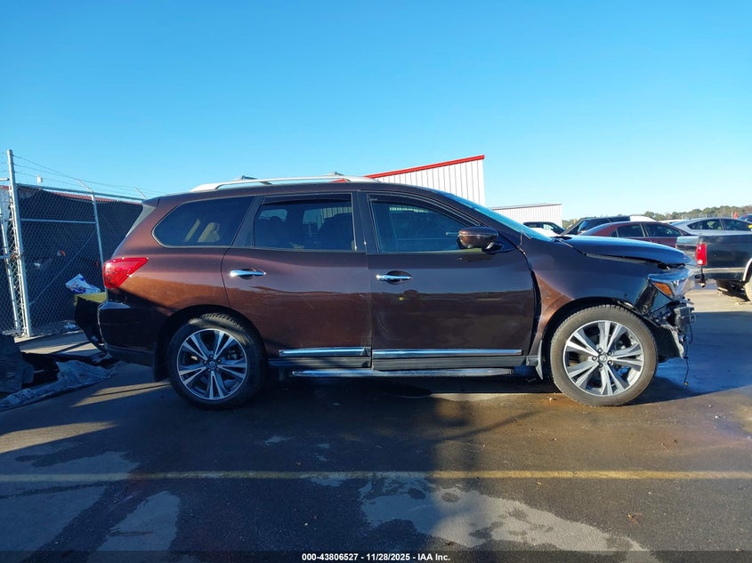 2019 Nissan Pathfinder Platinum VIN: 5N1DR2MN2KC648655 Lot: 43806527