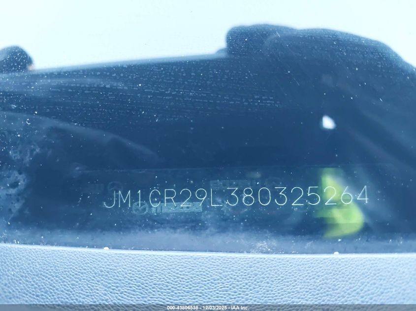 2008 Mazda Mazda5 Grand Touring VIN: JM1CR29L380325264 Lot: 43806538