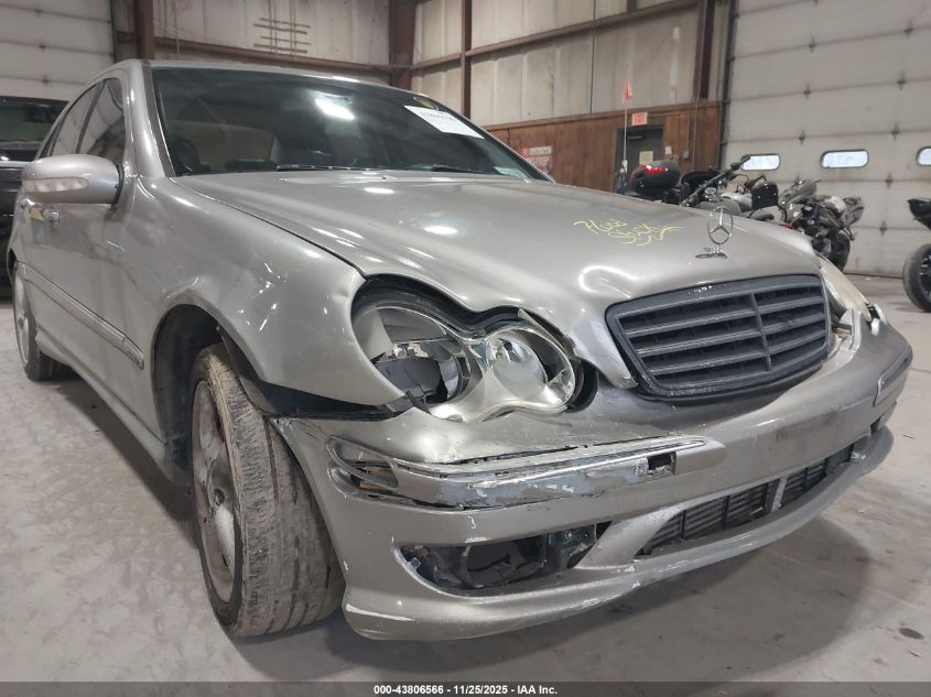 2005 Mercedes-Benz C 230 Kompressor Sport VIN: WDBRF40J65F574966 Lot: 43806566