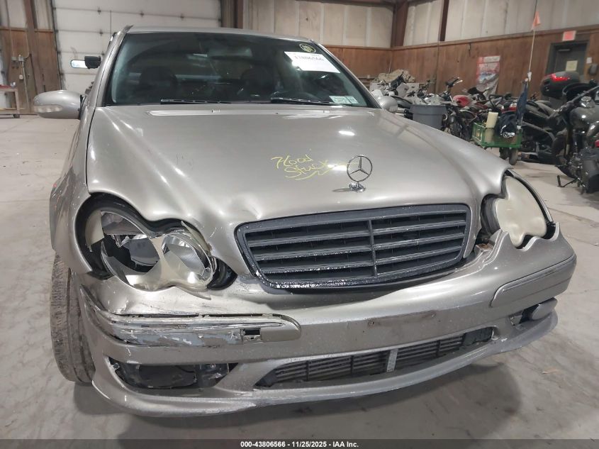 2005 Mercedes-Benz C 230 Kompressor Sport VIN: WDBRF40J65F574966 Lot: 43806566