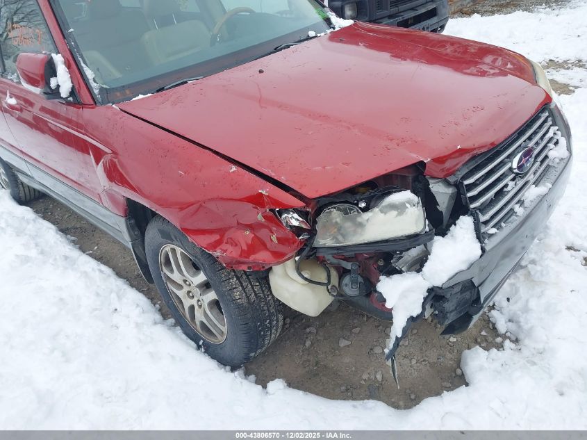 2006 Subaru Forester 2.5X L.l. Bean Edition VIN: JF1SG67616H731974 Lot: 43806570