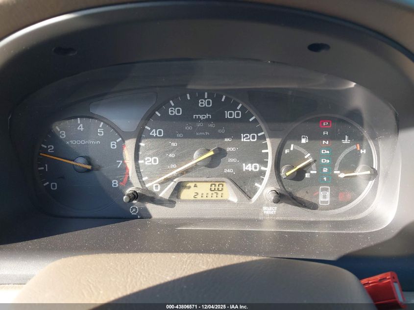 1999 Honda Accord Ex V6 VIN: 1HGCG1655XA000616 Lot: 43806571