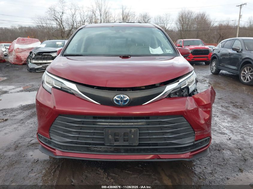 2021 Toyota Sienna Le VIN: 5TDKRKEC4MS030084 Lot: 43806576