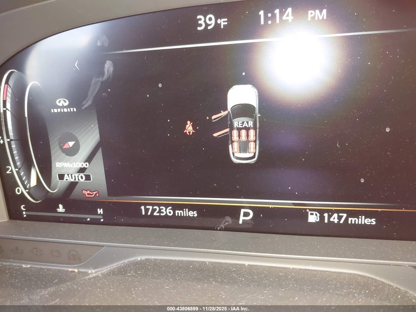 2024 Infiniti Qx60 Luxe Awd VIN: 5N1DL1FS2RC355766 Lot: 43806599