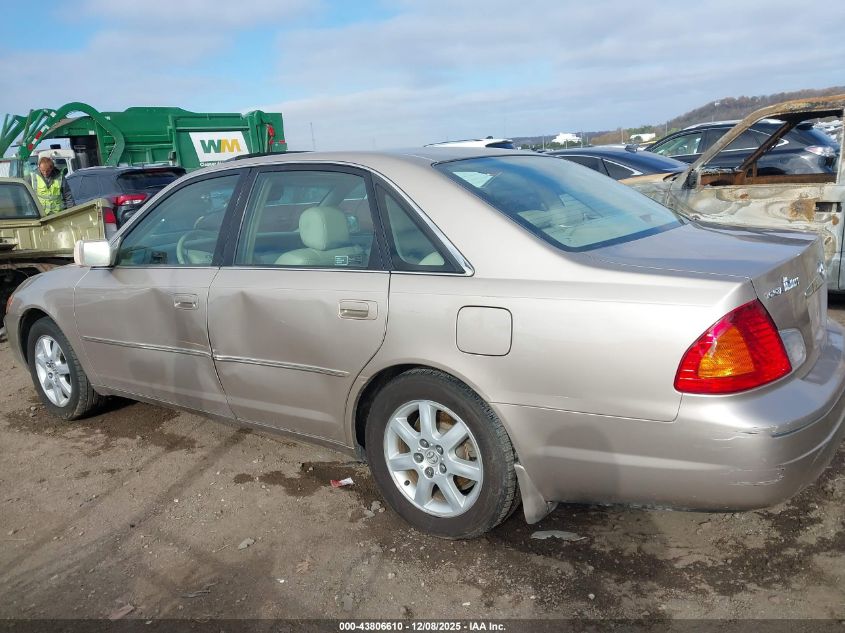 2002 Toyota Avalon Xls VIN: 4T1BF28B72U219103 Lot: 43806610