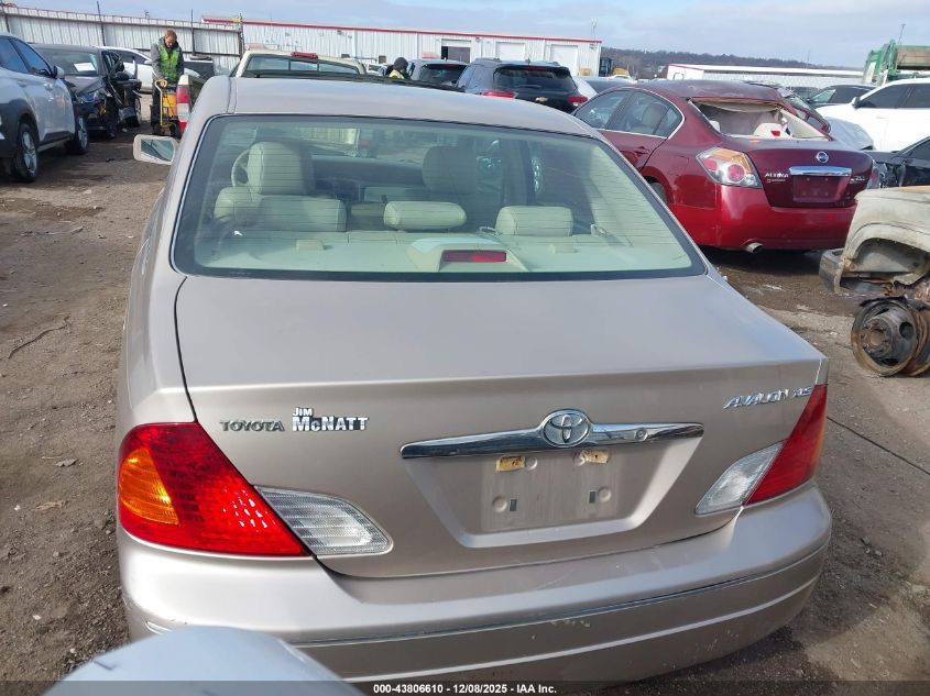 2002 Toyota Avalon Xls VIN: 4T1BF28B72U219103 Lot: 43806610