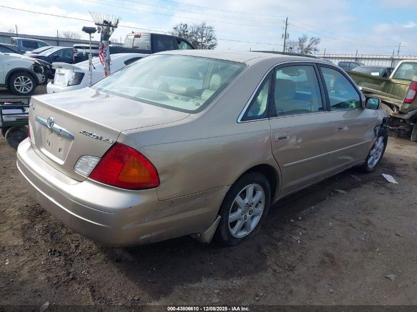 2002 Toyota Avalon Xls VIN: 4T1BF28B72U219103 Lot: 43806610
