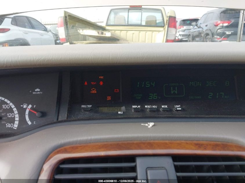 2002 Toyota Avalon Xls VIN: 4T1BF28B72U219103 Lot: 43806610