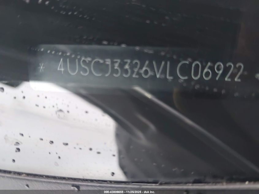 1997 BMW Z3 2.8L Roadster VIN: 4USCJ3326VLC06922 Lot: 43806655