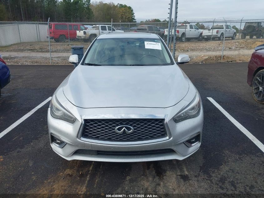 2019 Infiniti Q50 3.0T Luxe VIN: JN1EV7APXKM543124 Lot: 43806671