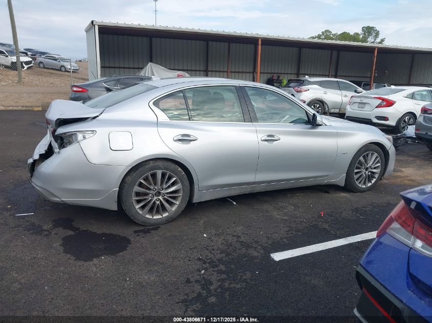 2019 Infiniti Q50 3.0T Luxe VIN: JN1EV7APXKM543124 Lot: 43806671