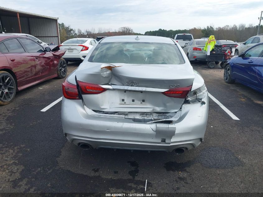 2019 Infiniti Q50 3.0T Luxe VIN: JN1EV7APXKM543124 Lot: 43806671