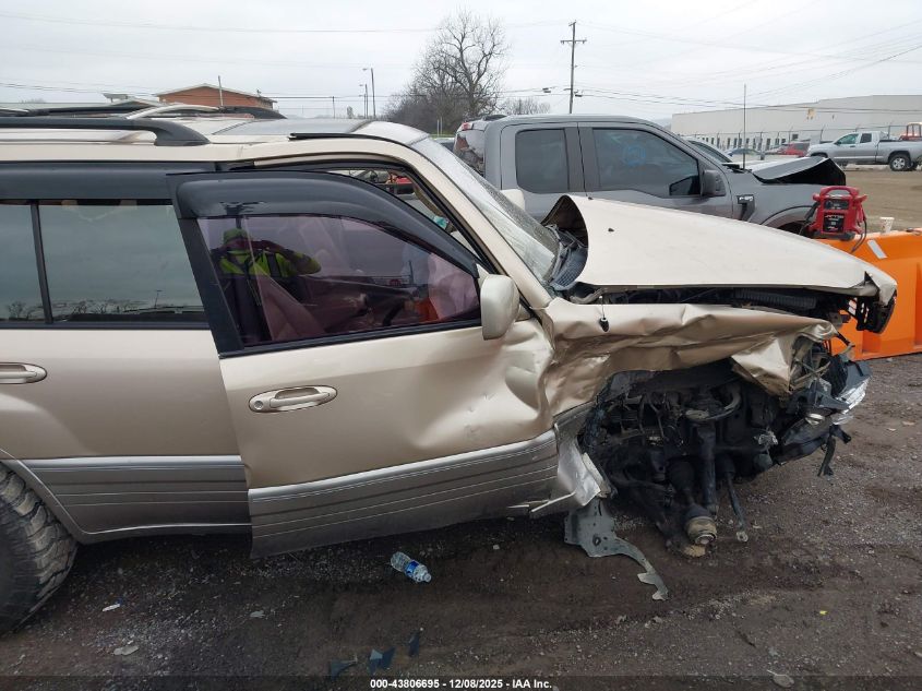 1999 Lexus Lx 470 VIN: JT6HT00W1X0032911 Lot: 43806695