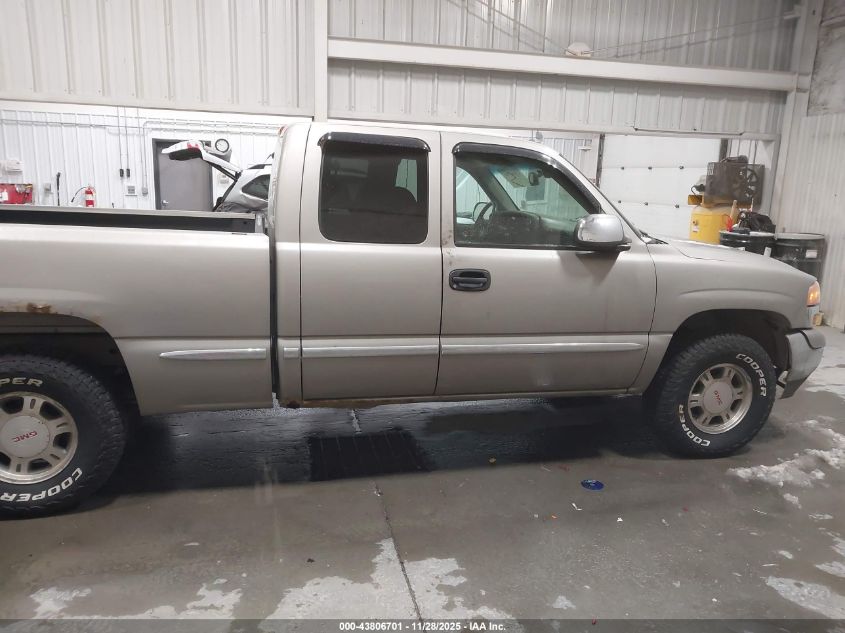 2002 GMC Sierra 1500 Sle VIN: 2GTEK19T421354873 Lot: 43806701