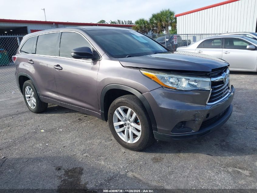 TOYOTA HIGHLANDER LE V6