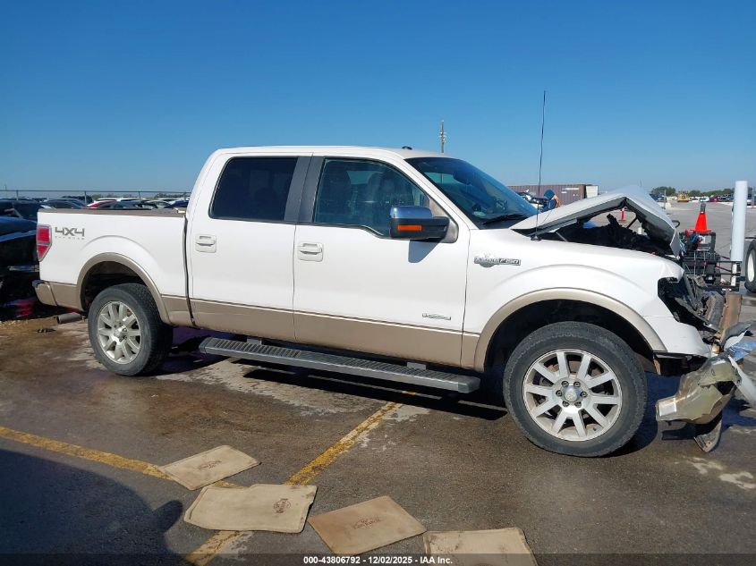 2012 Ford F-150 King Ranch VIN: 1FTFW1ET6CKD47570 Lot: 43806792
