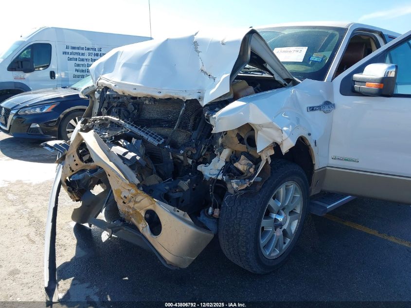 2012 Ford F-150 King Ranch VIN: 1FTFW1ET6CKD47570 Lot: 43806792