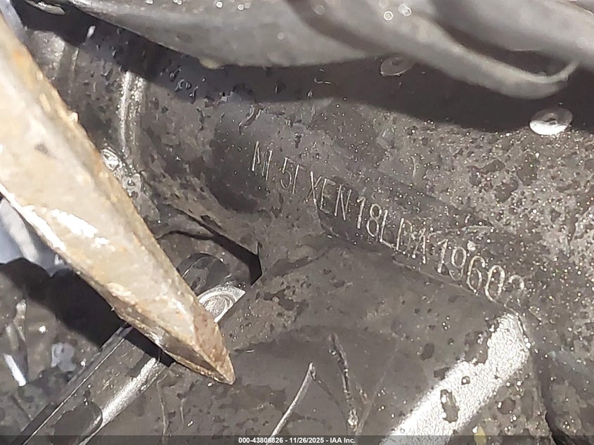 2020 Kawasaki Ex650 N VIN: ML5EXEN18LDA19602 Lot: 43806826