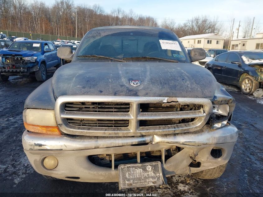 2001 Dodge Dakota Slt/Sport VIN: 1B7GG22N31S163830 Lot: 43806893