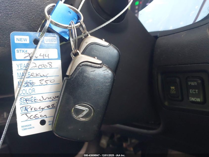 2008 Lexus Is 350 VIN: JTHBE262985020596 Lot: 43806947