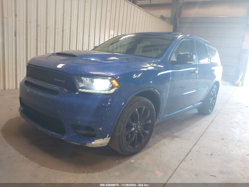 Vin: 1c4sdjct2kc585951, lot: 44302433, dodge durango r/t awd 20192
