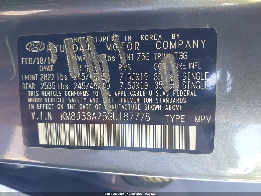 KM8J33A25GU187778 2016 HYUNDAI TUCSON photo no. 9
