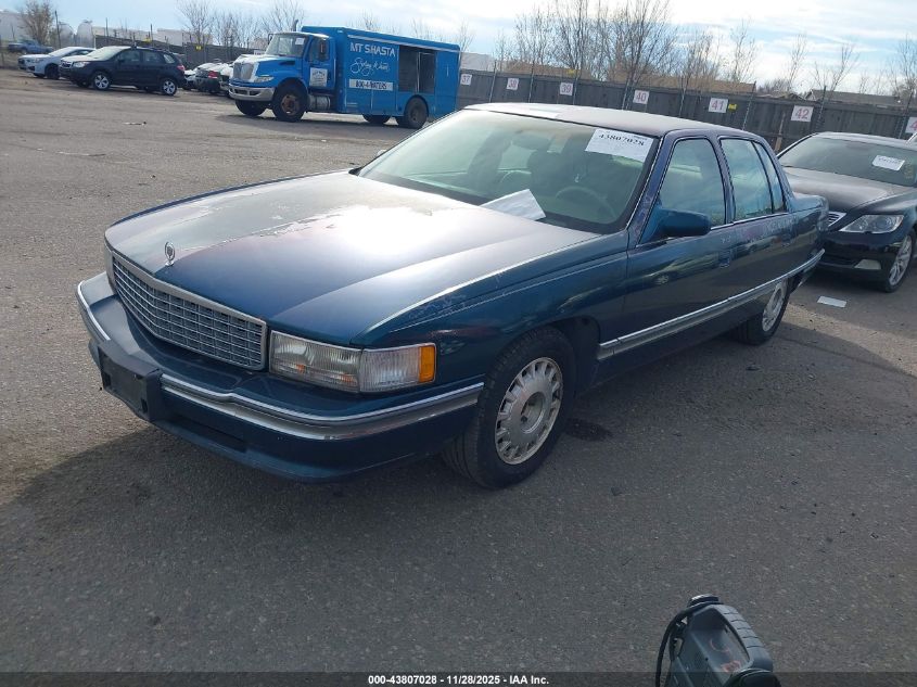 1G6KD52Y9TU229368 1996 CADILLAC DE VILLE photo no. 2