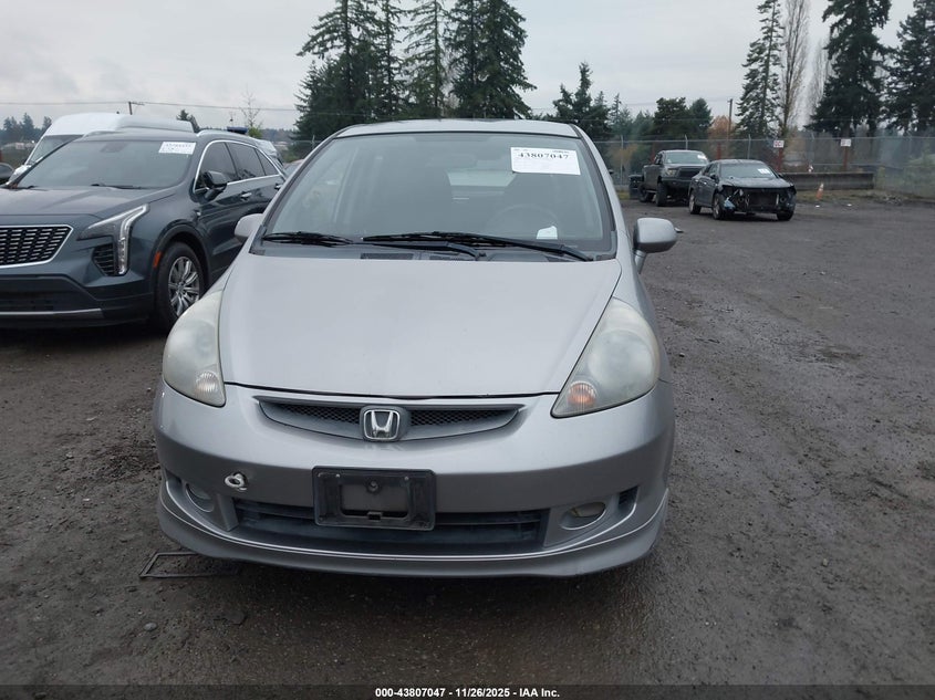 2008 Honda Fit Sport VIN: JHMGD38648S012311 Lot: 43807047