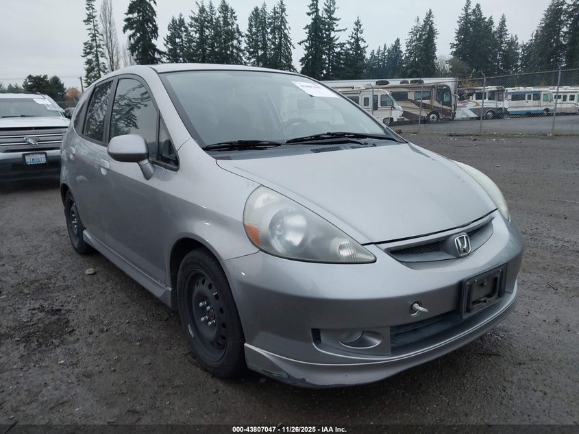 2008 Honda Fit Sport VIN: JHMGD38648S012311 Lot: 43807047