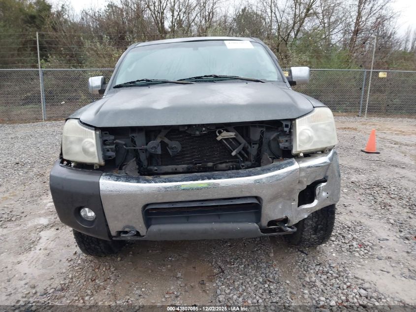 2006 Nissan Titan Le VIN: 1N6BA07B76N574889 Lot: 43807055