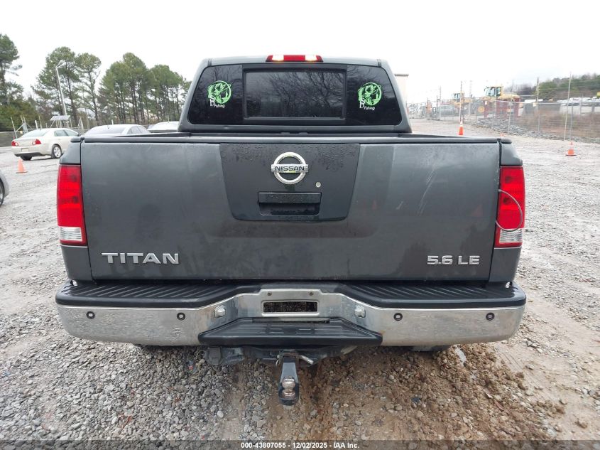 2006 Nissan Titan Le VIN: 1N6BA07B76N574889 Lot: 43807055