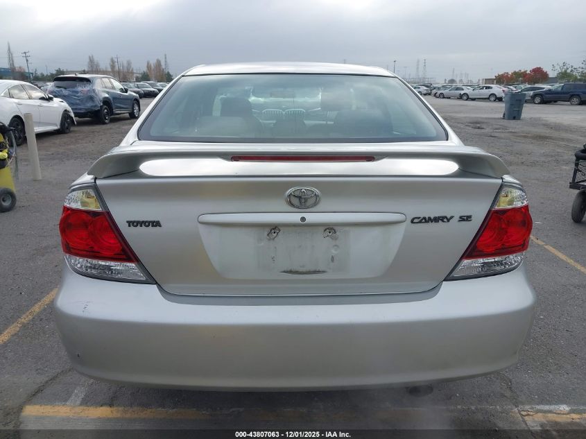 2005 Toyota Camry Se VIN: 4T1BE32K75U050299 Lot: 43807063