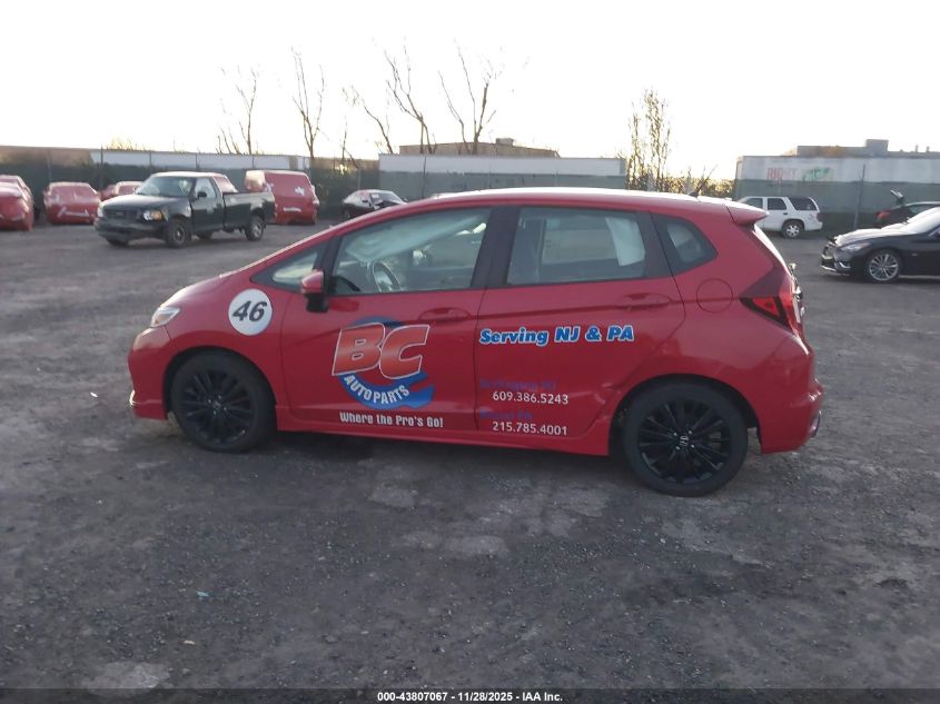 2018 Honda Fit VIN: 38DGK58GM86XJM705 Lot: 43807067