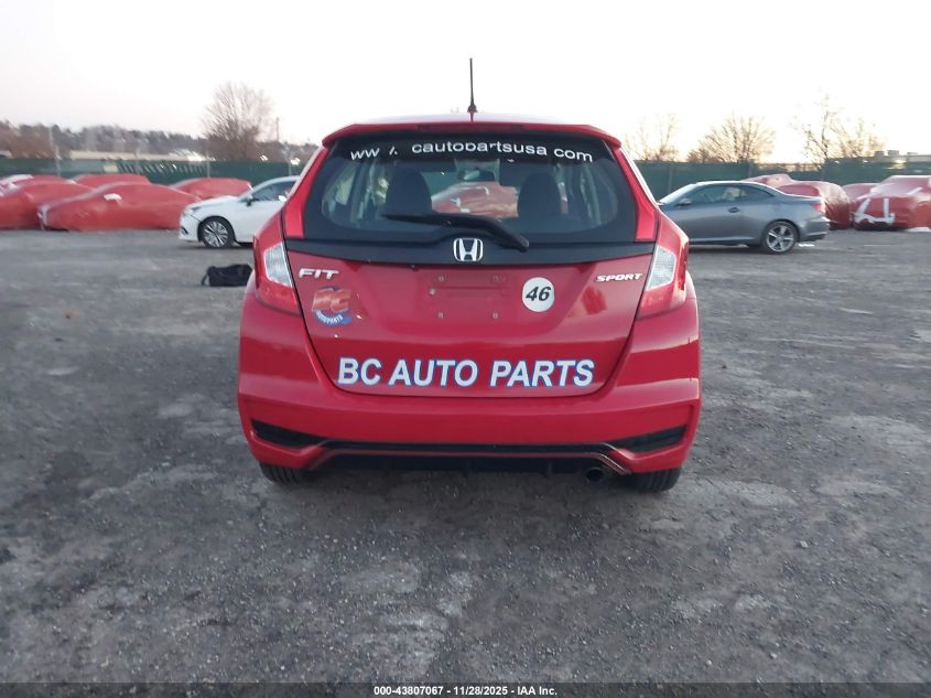2018 Honda Fit VIN: 38DGK58GM86XJM705 Lot: 43807067